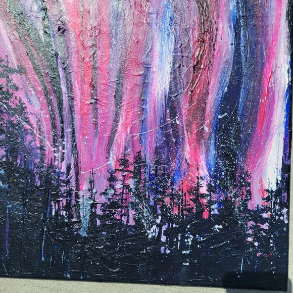 Venus New Moon (Orginal Artwork) Acyrlic On Canvas - Picture 4 of 4